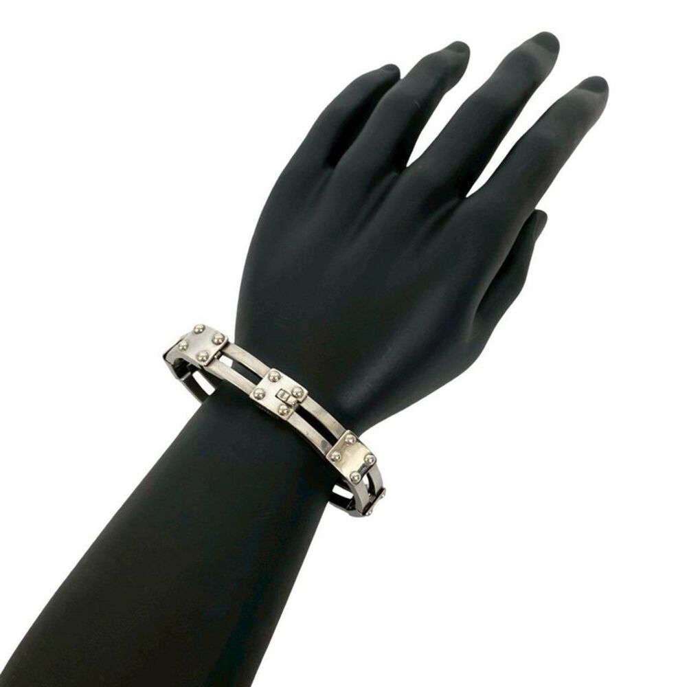 Hermès Gate Motif Silver 925 Bracelet - Picture 3 of 7